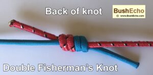 Bushcraft double fishermans knot